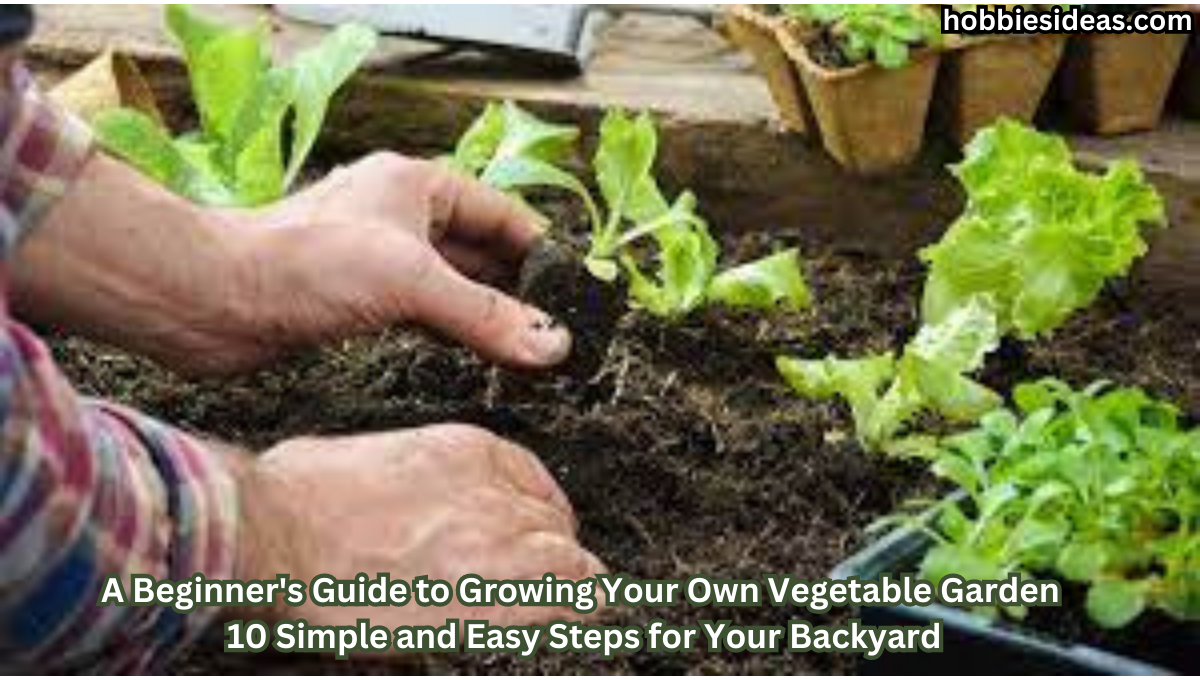 A Beginner's Guide to Growing Your Own Vegetable Garden: 10 Simple and Easy Steps for Your Backyard